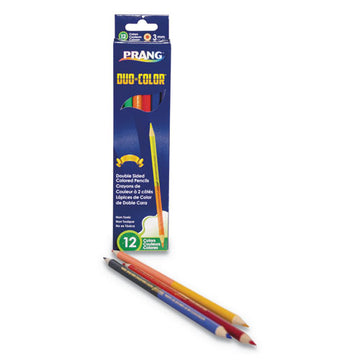 Prang® Duo-color Colored Pencil Sets, 3 Mm, Assorted Lead-barrel Colors, 6-pack freeshipping - TVN Wholesale